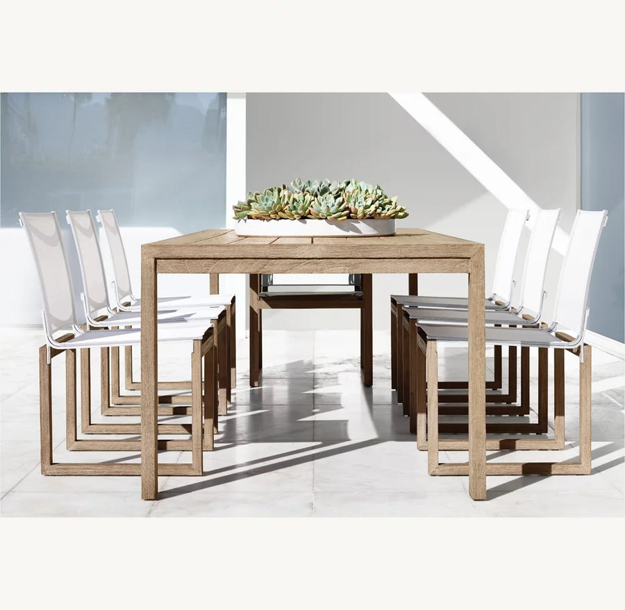 Aegean Teak Rectangular Dining Table