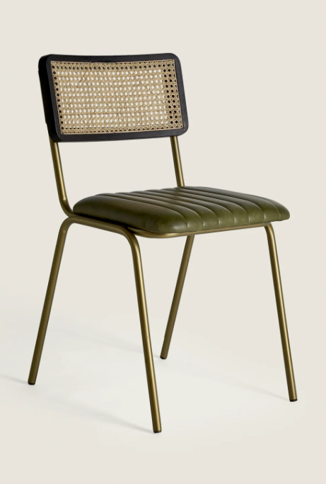 Artisanal Textured Statement Dining Chair