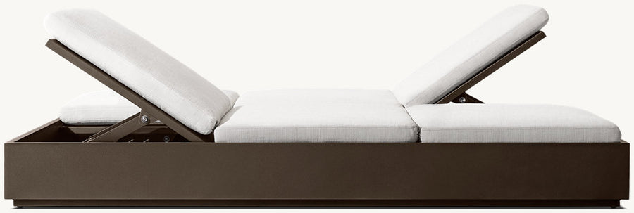 Double Chaise Sofa Pool Lounge