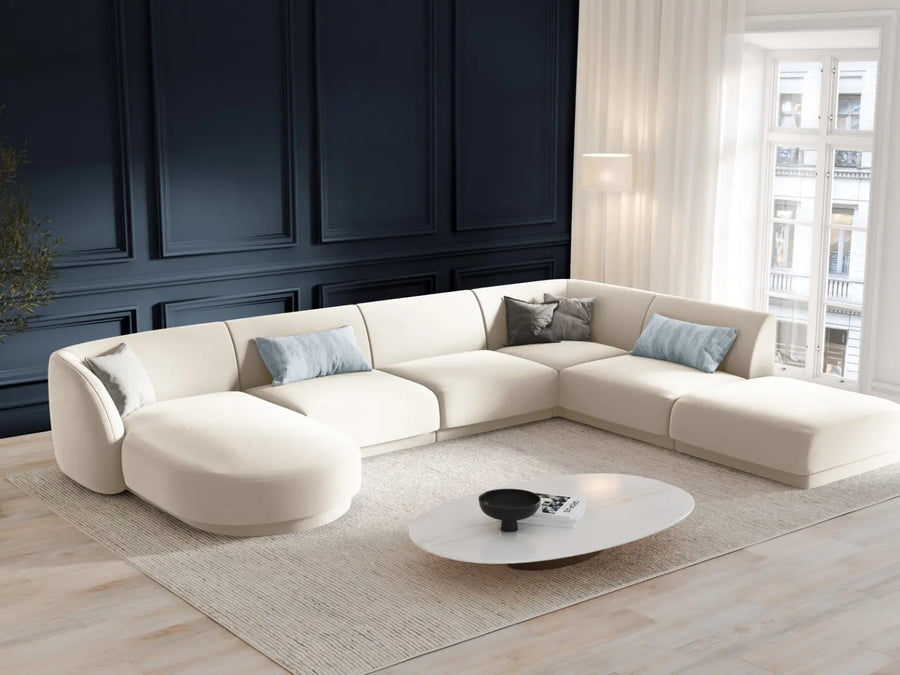 Modern 6-Seater L-Shape Corner Sofa