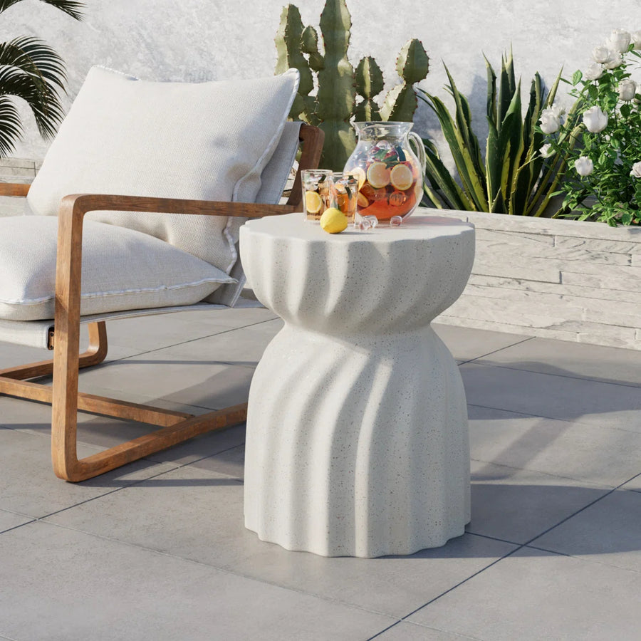 Petal-Shaped Side Table