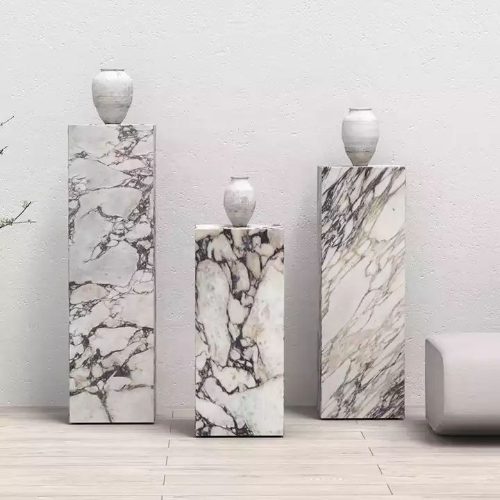 Square Marble Display Plinth