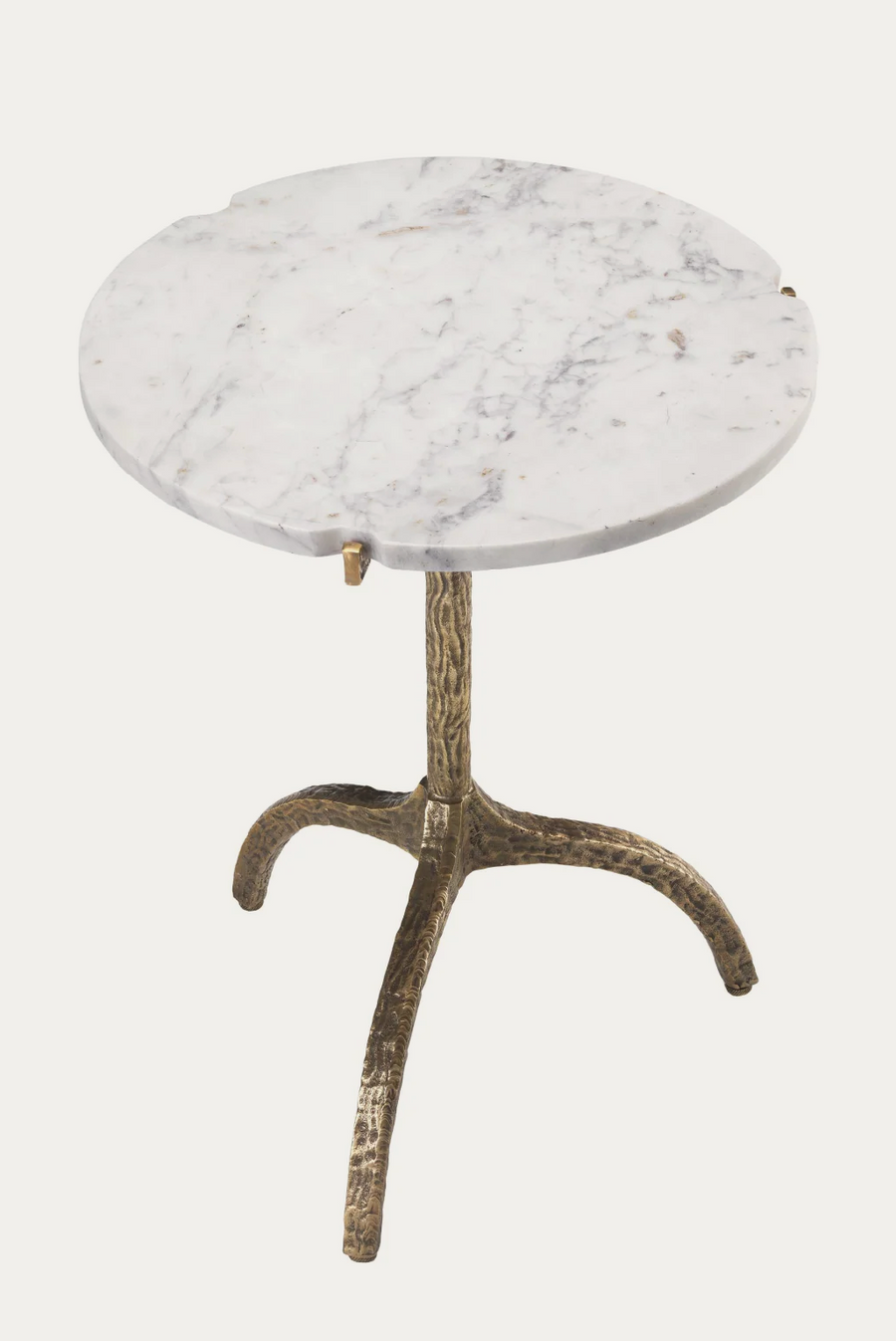 Mesa de pedestal estriada simétrica