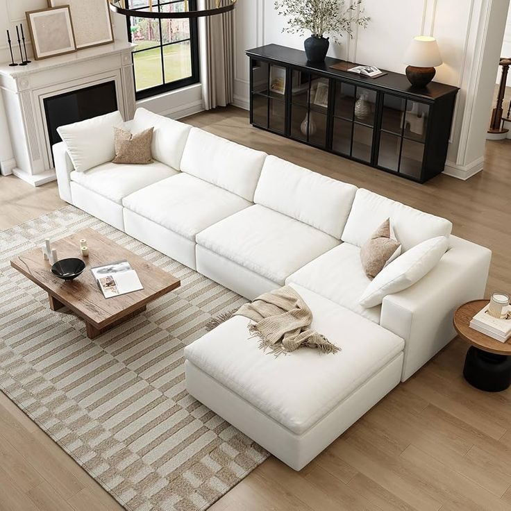 Deluxe Cloud U-Shape Sectional Sofa - Main View