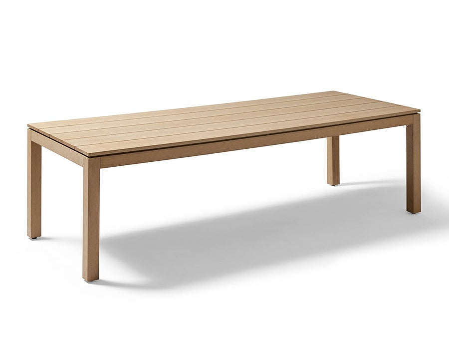 Modern Outdoor Teak Dining Table - Main View