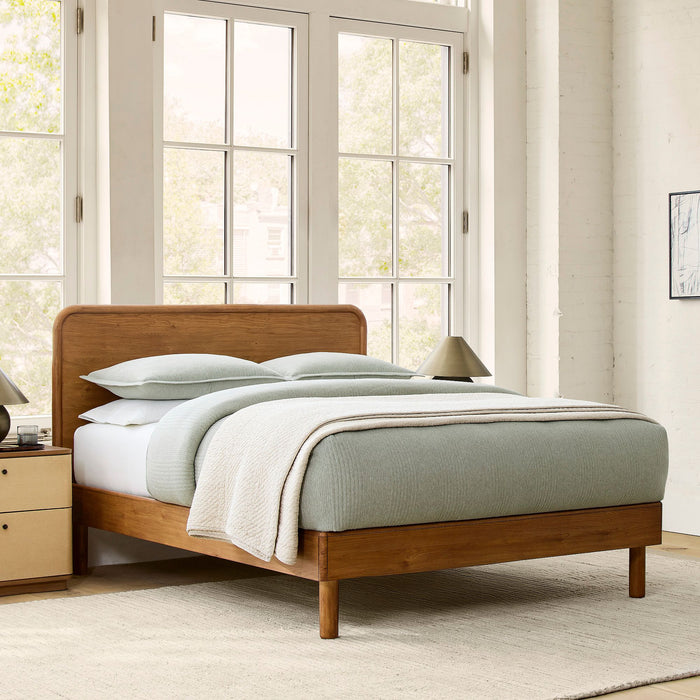 Toasted Oak Bed - Main View