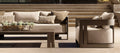 Modern Aluminum Outdoor Lounge Set - Main View