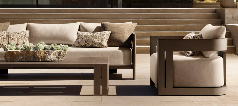 Modern Aluminum Outdoor Lounge Set - Main View