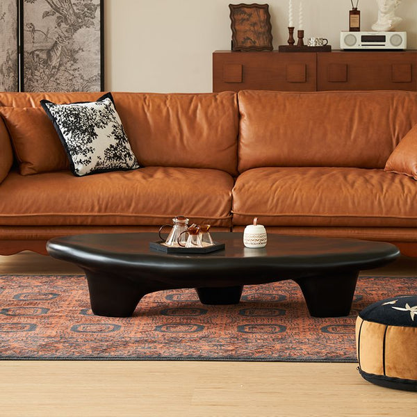 Mesa de centro orgánica moderna: minimalismo escultural