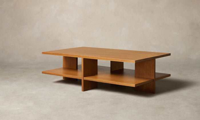 Arte Rectangular Coffee Table - View 1
