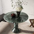 Marble Coffee Table with 4 Round Stacked Legs - View 9