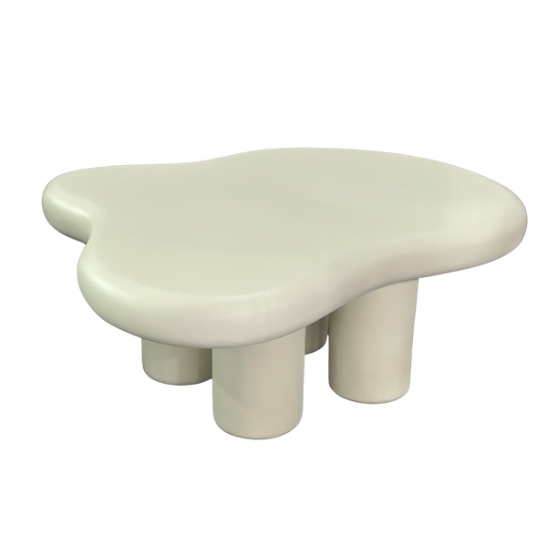 Mesa de centro orgánica moderna: minimalismo escultural