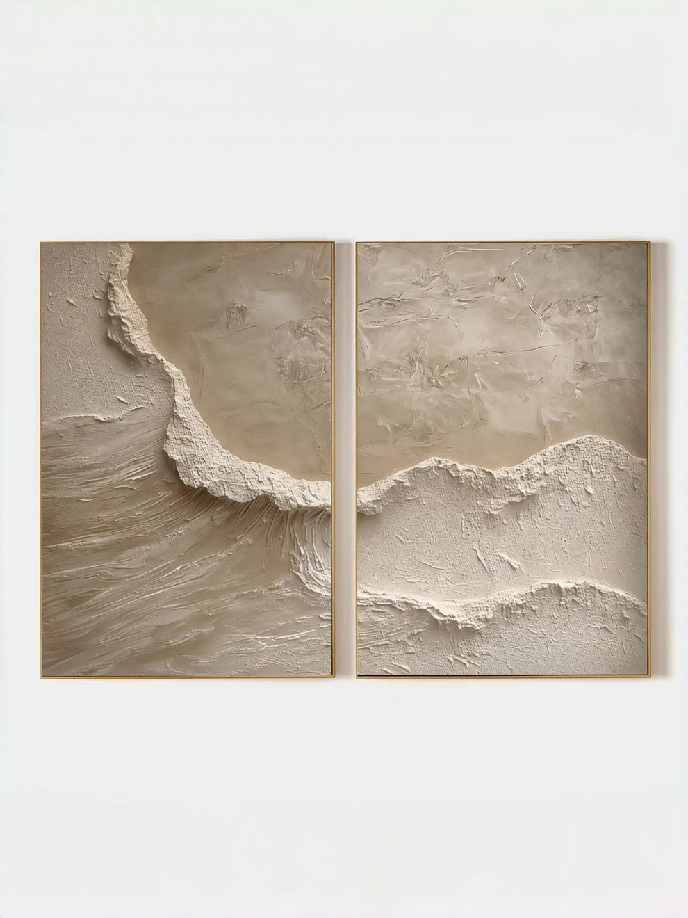 3D Textured Canvas Art Set of 2
