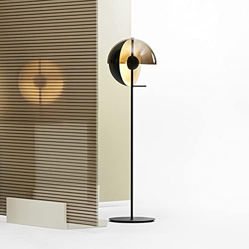 Modern Globe Split Shade Floor Lamp - Main View