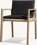 Modern Teak Outdoor Dining Set - Close-up Detail