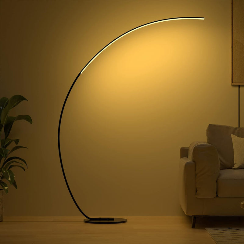 Lampada da terra moderna a LED ad arco: eleganza futuristica