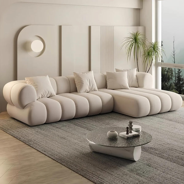 Sofá modular seccional moderno Cloud: un sofá tapizado de lujo para la sala de estar