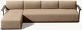 Aluminum sectional lounge sofa
