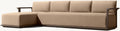 Aluminum sectional lounge sofa