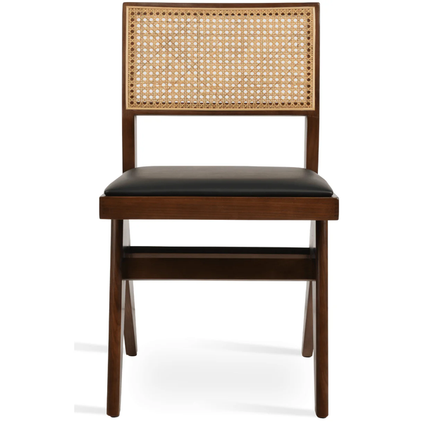 Ash Wood & Rattan Scissor Chair