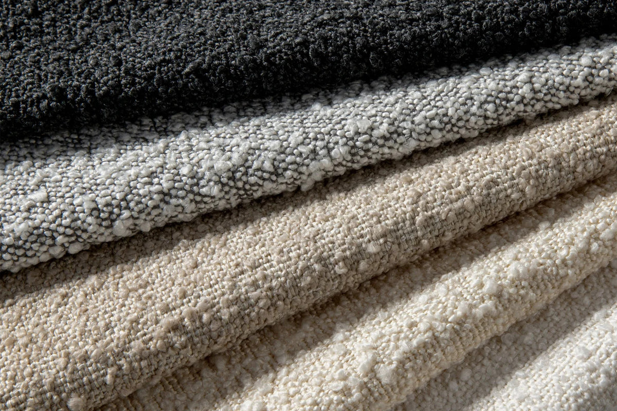 Bouclé surface texture detail