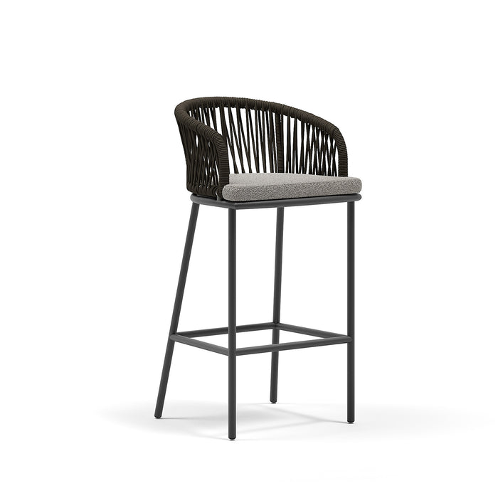 Outdoor Bar Stools With Woven Structure