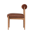 Silla de Comedor con Respaldo Acolchado Cilíndrico | Hogar Contemporáneo