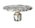 Calacatta Viola Big Round Marble Dining Table - View 1