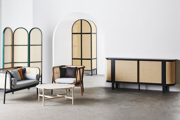 Muebles de exterior de aluminio y ratán sintético