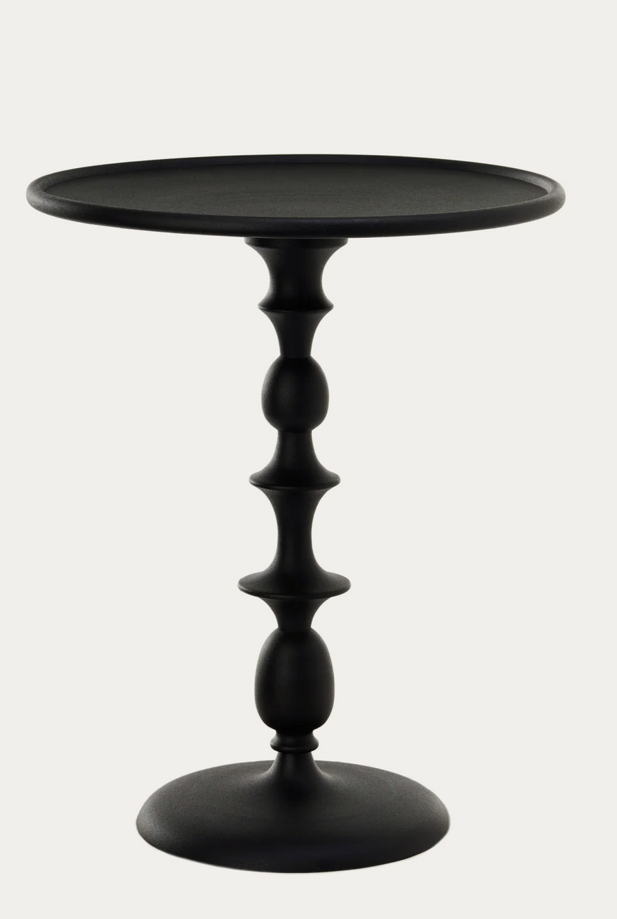 Circular Monolith Silhouette Table | Modern Sculptural Side Table