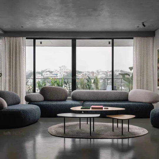 Curved Couch Pebble Modular Sofa
