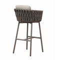 Elgin Modern Sculptural Outdoor Bar Stools