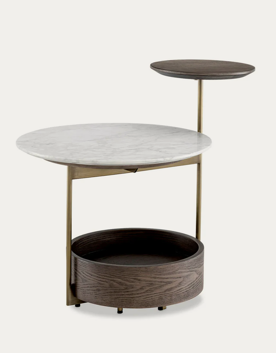 Faye Tiered Oval Silhouette Table