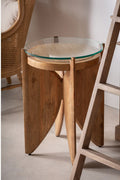 Fiber & Glass Side Table