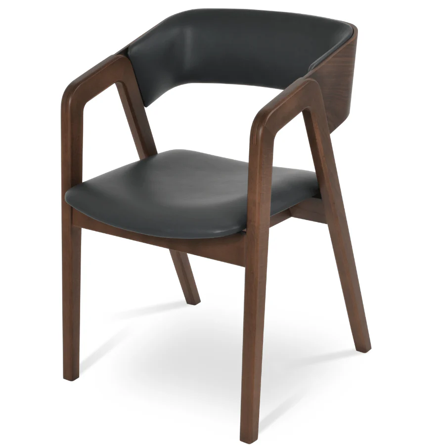 Fluid Enveloping Silhouette Dining Chair | Contemporary Home Living