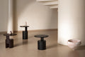 Geometric Wood Side Table