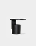 Geometric Wood Side Table