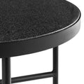 Gera Granite and Steel Side Table