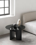Glyph Sculptural Glass Occasional Table
