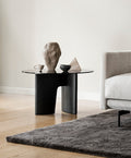 Glyph Sculptural Glass Occasional Table