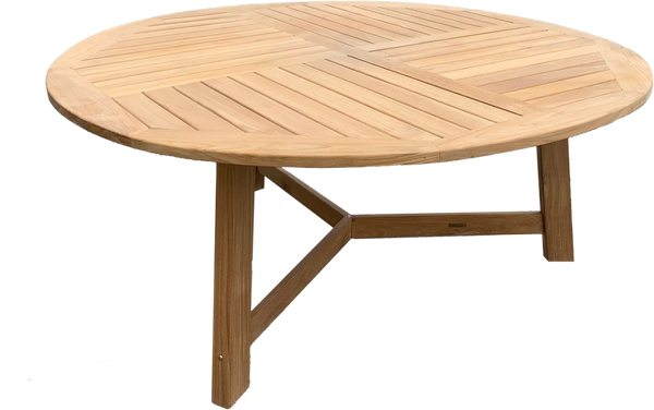 Mesa de comedor moderna de teca para exteriores: durabilidad atemporal + madera maciza de teca de grado A