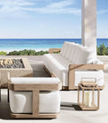 Modern Teak Outdoor Sofa Set - View 10
