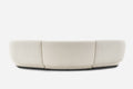 Japandi Bouclé Curved Ottoman Sofa