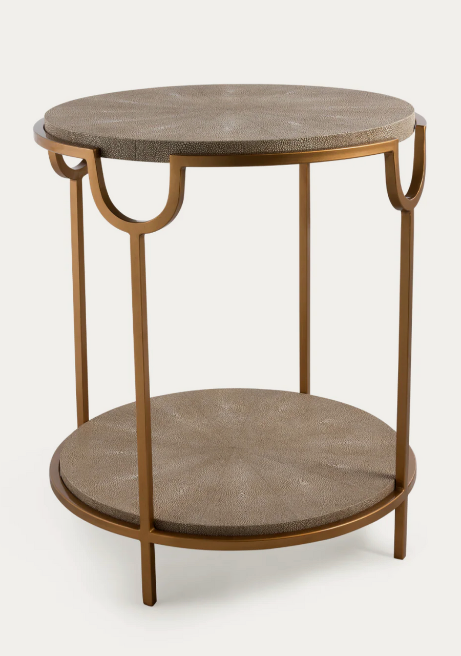 Katia Dual-Level Architectural Side Table