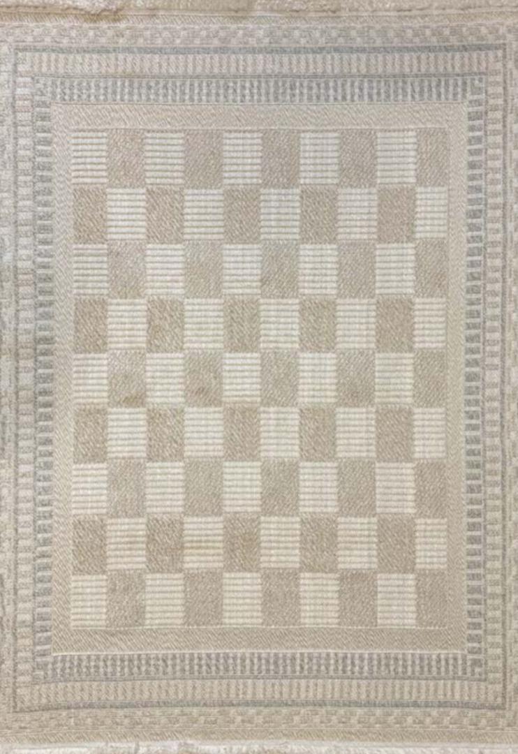 Modern Textured Diamond Area Rug - Main View