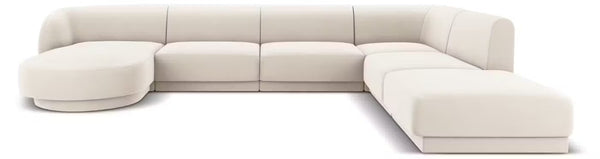 Miley Modern 6-Seater Corner Sofa