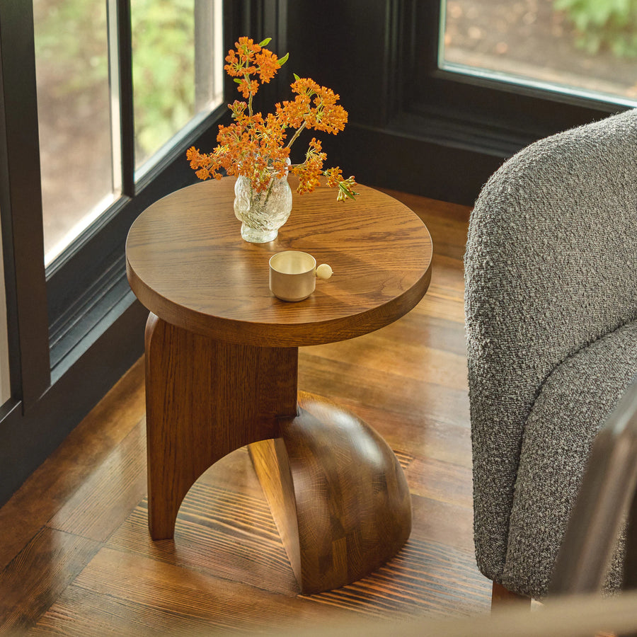 Minimalist Grain End Table