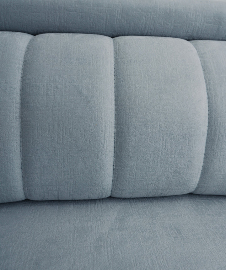 Modern Noma Light Blue Modular Sectional Sofa