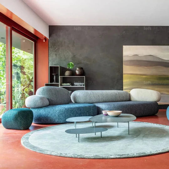 Modern Pebble Modular Sofa