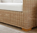 Modular Wicker and Aluminum Sectional Seating